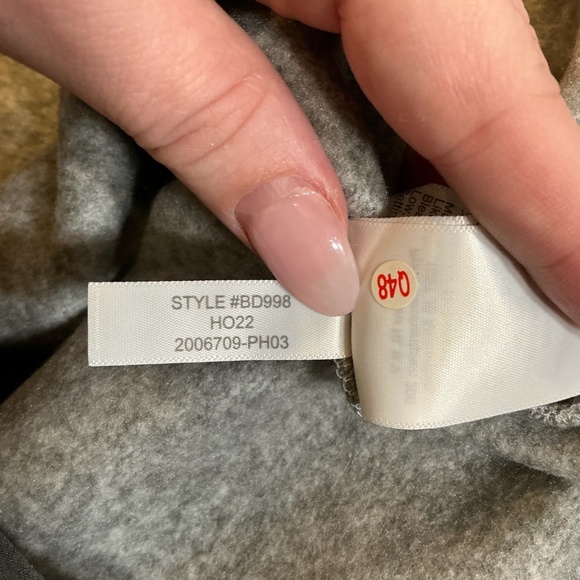 J.Crew Authentic Fleece Quarter Zip Pullover Gray Size XL - Picture 6 of 9